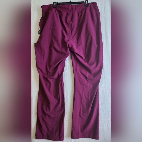 Cherokee Scrubs iFlex Women's 2XL Contemporary Straight Leg Pull On Pant CK002T - Picture 2 of 10